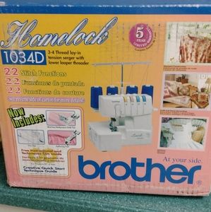 Brother 1034D serger. New in box. Never used.